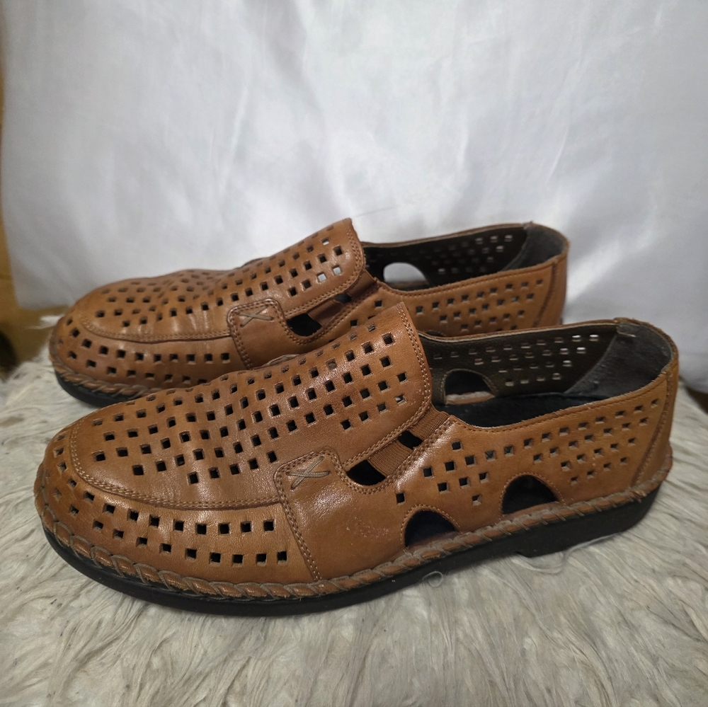 Rieker/ Susan Brown Leather Loafers